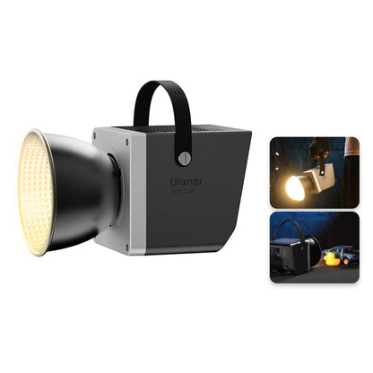 Ulanzi LT005 L60B COB-On 60W Bi-Color Video Light with 2700-6500K CCT Color Temperature, OLED Display, Mini Bowens Mount and 12 Light Effects for Studio, Photo and Video | L057GBA1