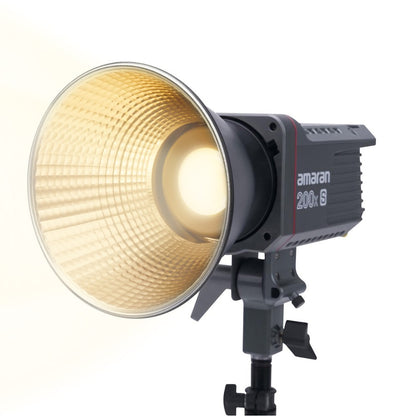 Aputure Amaran COB 200x S Bi-Color / 200d S Daylight 200W LED Monolight with Bowens S Mount Hyper Reflector and Bluetooth Wireless Control for Photography Live Streaming Broadcast and Film Production Studio Lighting Equipment