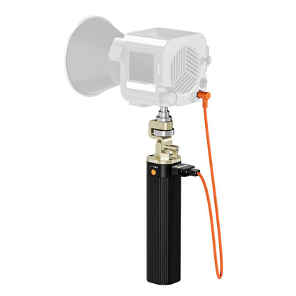 ZGCINE ZG-H90 / H90Pro Handheld Battery Grip 90Wh-95Wh with D-Tap 14.8V–20V, USB-C PD Input/Output, Bouncy ARRI Pin, 180 Degree Rotating Mount, 1/4"-20 screw 3/8"-16 Threaded Screw and LED Indicators with Light Stand Adapter For Videolight