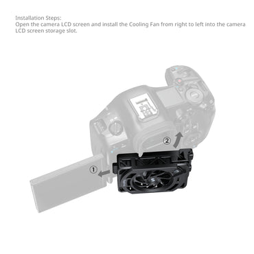 SmallRig Sp-On Thermostatic Camera Cooler with Two-Way Modes, Up to 7000RPM Cooling Fan for Canon EOS R50V, Mark II & R5 & Sony ZV-E1, ZV-E10 II, ZV-E10, ZV-1, ZV-1F, A7 IV,  7S III, A7C, A7C II, A7CR, A6700, FX3, FX30 | 5063 5152 | JG Superstore