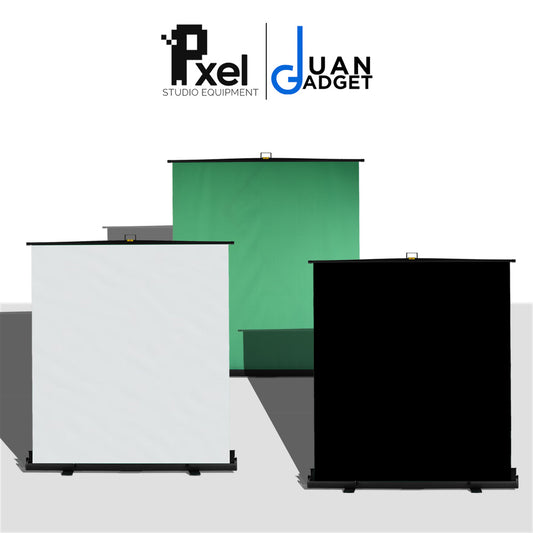 Pxel Collapsible Background Backdrop Pull-up Style 145cm x 200cm / 57inch x 79inch Aluminum Alloy Case