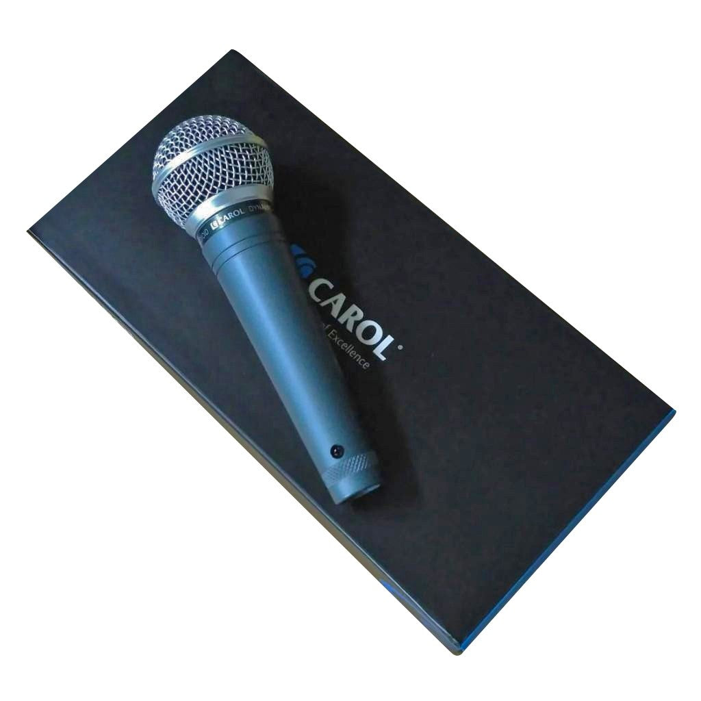 CAROL GO-26 Dynamic Supercardioid Vocal Microphone with 4.5M XLR Cable with Noise Reduction for Stage Performance, Home Entertainment and Presentations