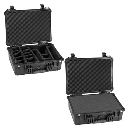 Pelican 1520 Protector Case Watertight Crushproof Dustproof Hard Casing with Automatic Purge Valve IP67 (Foam / Padded Dividers)