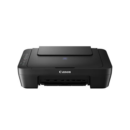 Canon PIXMA E470 Compact Wireless All-In-One Inkjet Printer with 1200DPI Printing Resolution, Ink Efficient Feature, 60 max Sheets, Mobile and Cloud Printing Feature for Office and Home Use