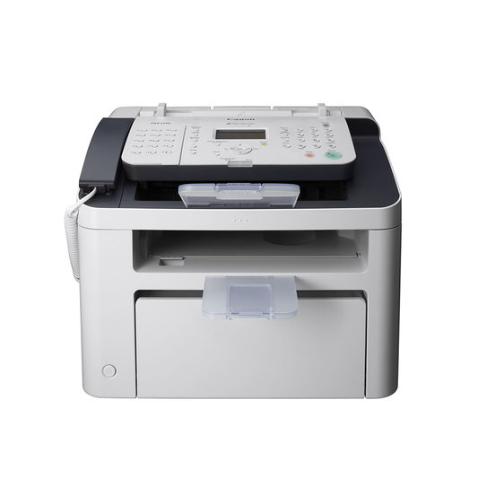 Canon FAX-L170 Laser Fax Machine with 600DPI Printing Resolution, 150 max Sheets, Compact Footprint, Accompanying Handset and 5-Line LCD Display for Office and Home Use