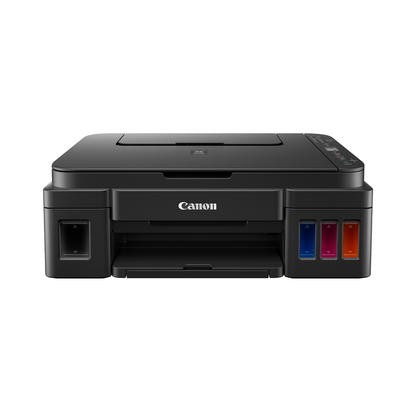 Canon PIXMA G3010 3-in-1 Refillable Inkjet Printer with Print, Scan and Copy, 4800DPI Printing Resolution, 100 Sheet Rear Tray Paper Feeder, 8ipm Printing Speed, USB PC Interface and Wireless Printing for Home and Office Use