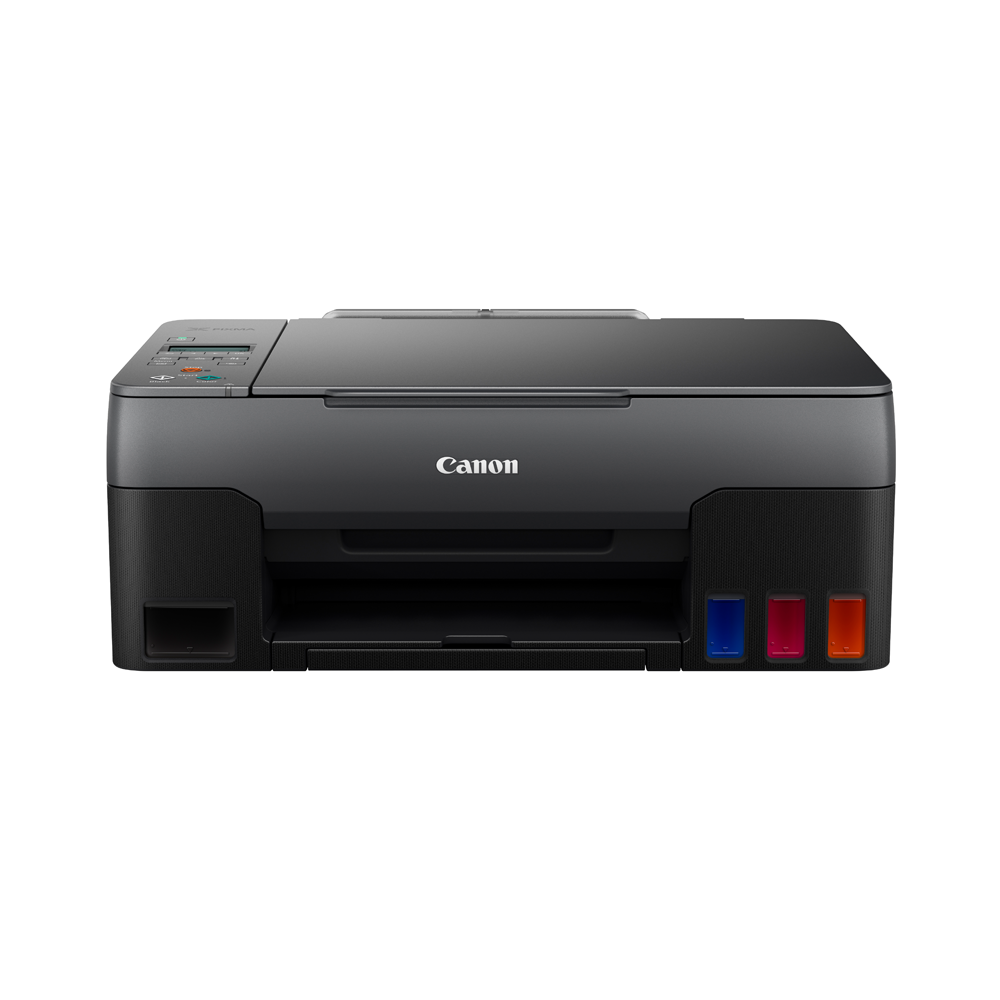 Canon PIXMA G3020 3-in-1 Refillable Inkjet Printer with Print, Scan and Copy, 4800DPI Printing Resolution, 100 Sheet Rear Tray Paper Feeder, 9ipm Printing Speed, USB PC Interface and Wireless Printing for Home and Office Use