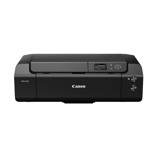 Canon imagePROGRAF PRO-300 Wireless 10-Color Professional Cartridge Photo Printer with LUCIA Pro Ink, Borderless Panorama Printing, CD Printing, 4800DPI High Quality Colored Printing, 3" LCD Touch Display, WiFi and Ethernet Connectivity for Commercial Use