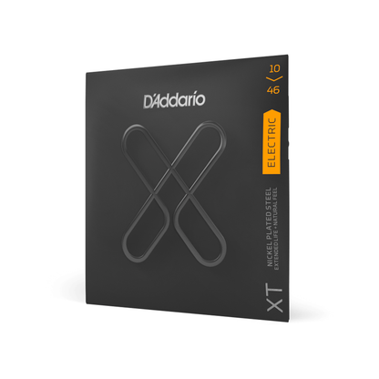 D'Addario XT Regular Light Coated Electric Guitar String Set with Nickel Steel Core for Balanced Tones (.010-.046) | XTE1046