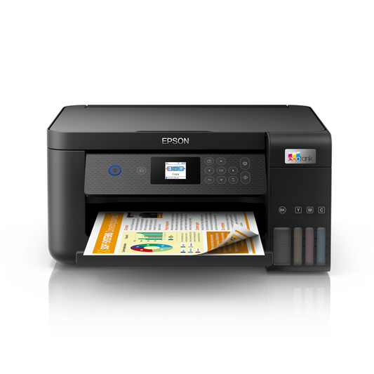 Epson EcoTank L4260 A4 Duplex All-in-One Refillable Ink Tank Borderless Colored Inkjet Printer with Print, Scan, Copy Function with USB 2.0, Wi-Fi / Wi-Fi Direct Connection for Home and Commercial Use