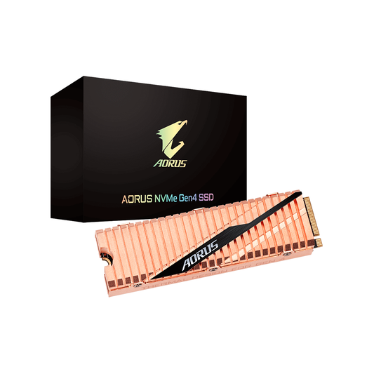 GIGABYTE AORUS 2TB M.2 NVMe Gen 4 SSD Storage Solid State Drive with 5.0GB/s Max Read Performance and Dual Sided Copper Insulated Enclosure for Gaming Console PC Computer Laptop GP-ASM2NE6200TTTD