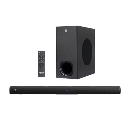 KEVLER SBR-3500 2.1 Channel Soundbar with 6.5" Subwoofer, 350W Max Power, Remote Control Support and USB, Bluetooth, Optical, HDMI, Aux Input Connection