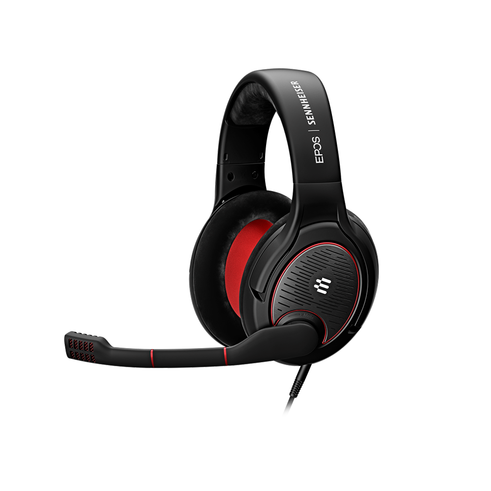 Sennheiser Game One Acoustic Wired Gaming Headphones with Flip to Mute Function, Noise Cancelling Microphone and Integrated Volume Control for Gaming Console, PC Computer Laptop and Smartphones