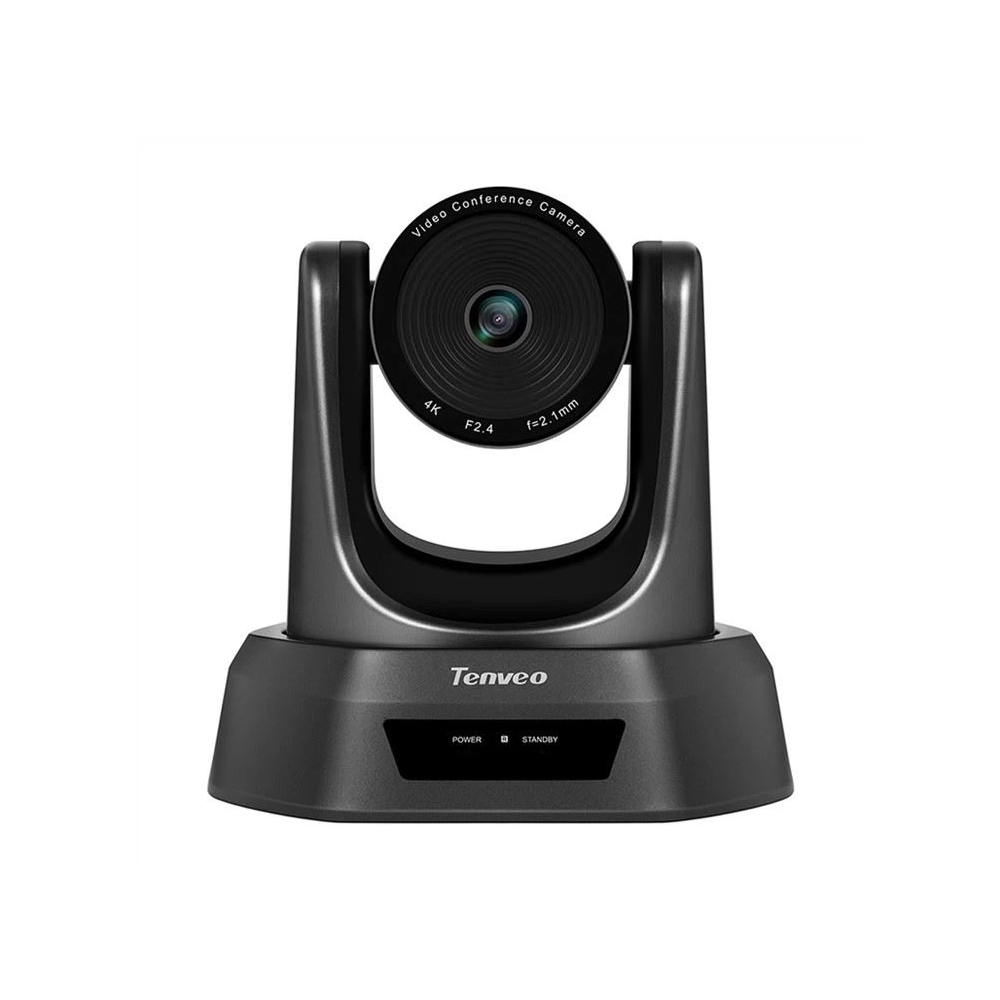 Tenveo NV4K Series UHD 2160P 8MP Fixed Focus USB Video Conference PTZ Camera with 125 Degree Wide FOV, IR Remote, RS-232, RS-485 and SDI Outputs, Pan & Tilt, Plug & Play for Meetings and Livestreaming