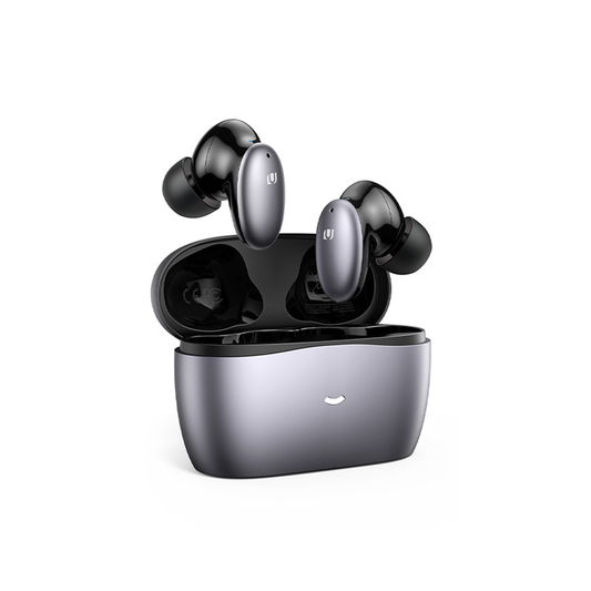 UGREEN HiTune X6 Hybrid Active Noise Cancelling Wireless Earbuds with 26 Hrs Playback, 6 Mics for Clear Calls, 10mm DLC Drivers, Deep Bass, Low Latency, Game Mode and Touch Controls | 90242
