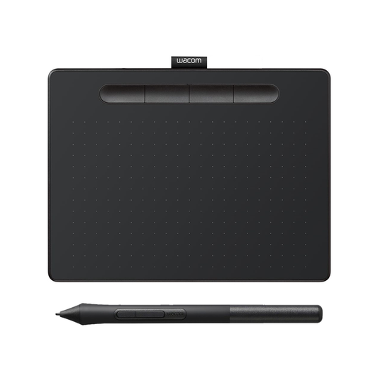 Wacom Intuos Creative Wired Wireless Drawing Tablet with 10" Active Drawing Area, Battery-free Wacom Pen 4K, 4096 Pen Pressure Sensitivity and USB Connectivity for PC Laptop and Smartphones (Standalone, Bluetooth Version) CTL-6100/K0-C CTL-6100WL/K0-C