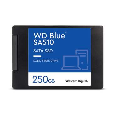 [CLEARANCE] Western Digital WD Blue SA510 2.5" 250GB SATA III SSD Solid State Drive with 560MB/s Max Sequential Read Performance for PC Computer and Laptop WDS250G3B0A