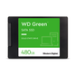 Western Digital WD Green 2.5" 240GB 480GB 1TB SATA III SSD Solid State Drive Storage with 545MB/s Max Sequential Read Performance for PC Computer and Laptop WDS240G3G0A WDS480G3G0A WDS100T3G0A