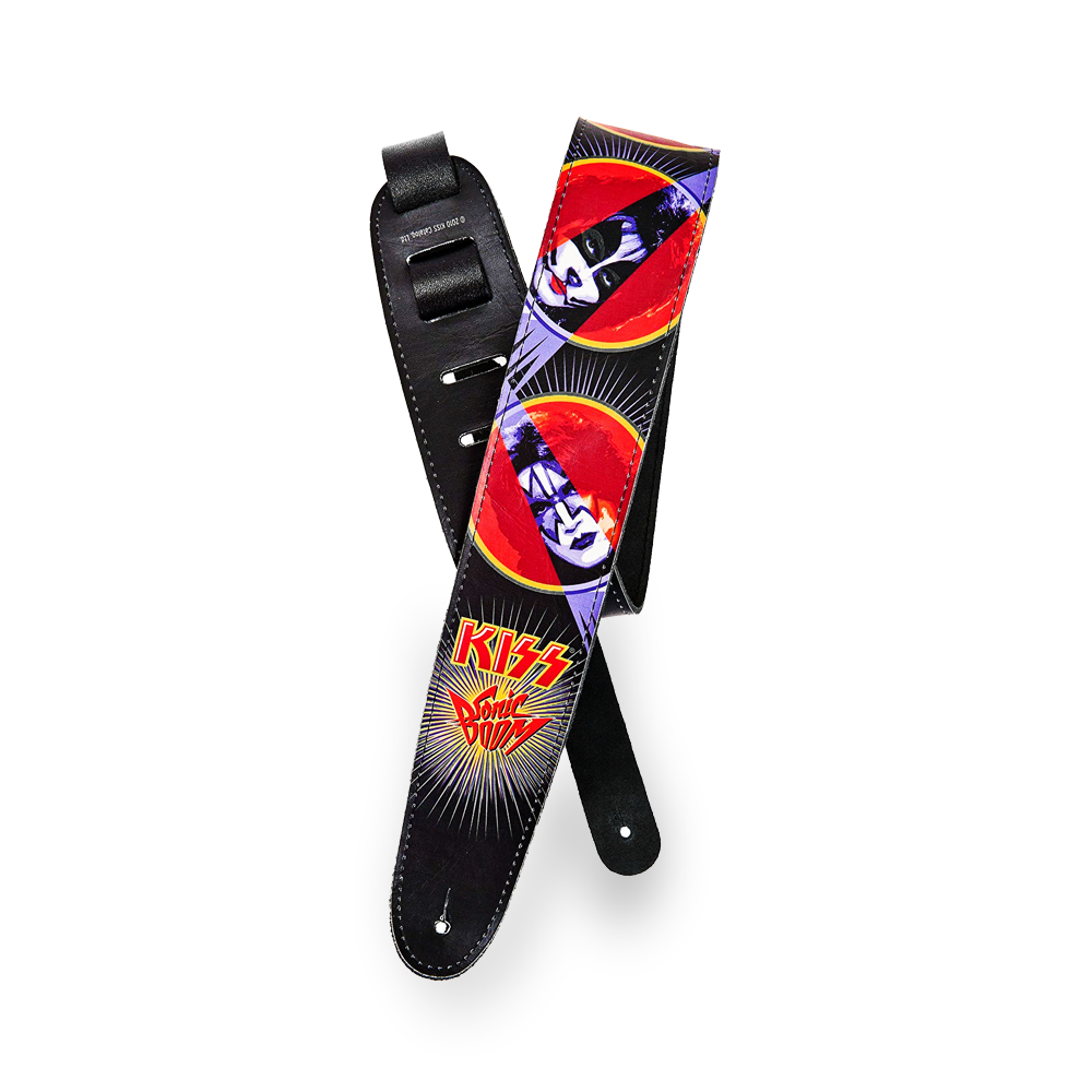 Planet Waves 2.5" The KISS Collection Signature Vinyl Guitar Strap (Available in Different Designs) | 25LK Series