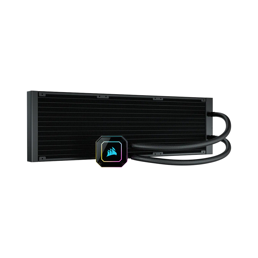 CORSAIR H170i iCUE RGB Elite Capellix All-in-One Liquid CPU Cooler with Triple 140mm ML140 PWM Fans, 57 Dynamic LEDs, Copper Cold Plated Pump Head with Lighting and Included iCUE Commander Core for Desktop PC Computer | CW-9060055-WW