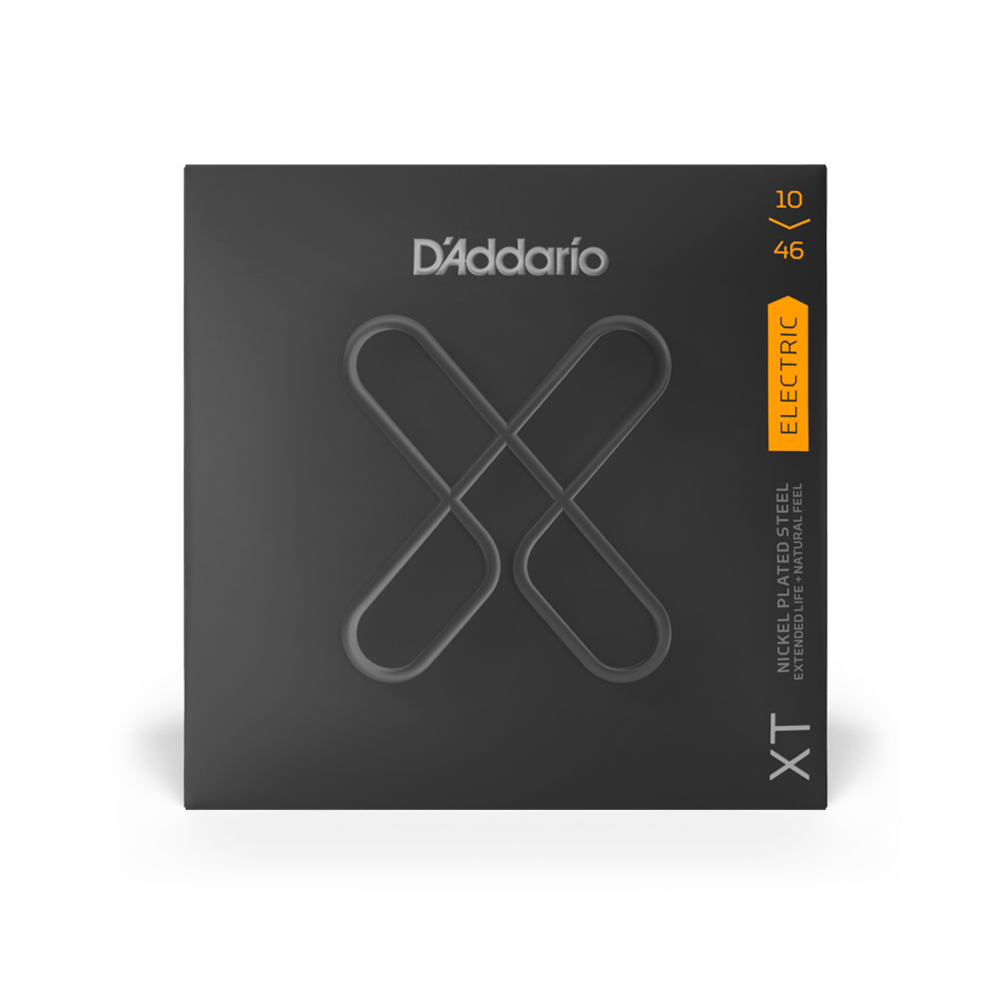 D'Addario XT Regular Light Coated Electric Guitar String Set with Nickel Steel Core for Balanced Tones (.010-.046) | XTE1046