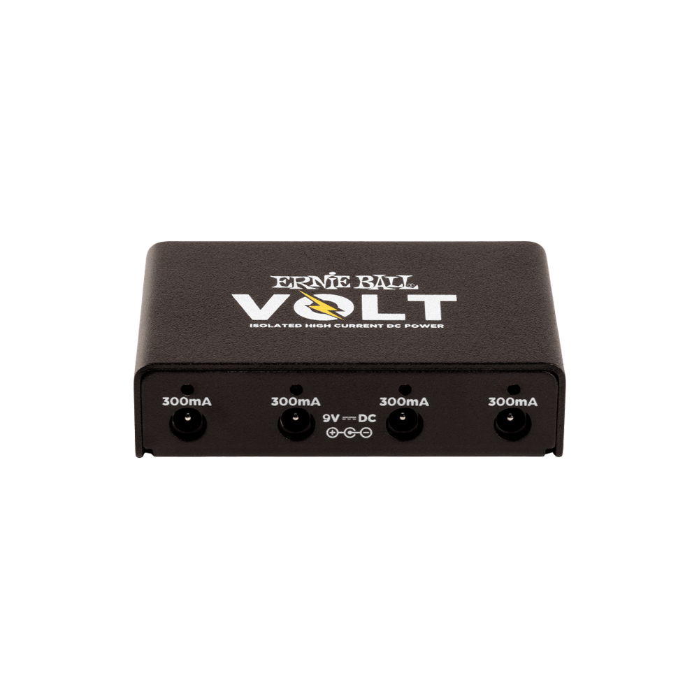 [CLEARANCE] Ernie Ball Volt Power Supply Box with Four 9V and One 18V 300mA High Current DC Power Output Ports for Pedalboards and Digital and Analog Pedals | 6191