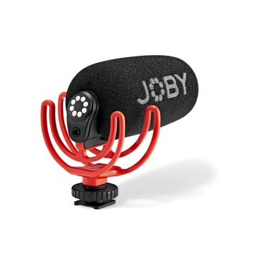 JOBY Wavo Super Cardioid Type Vlogging Microphone with Electret Condenser Capsule, 3.5mm TRS/TRRS connection, 1/4"-20 Tripod and Cold Shoe Mount for Cameras and Mobile Phones | 1675