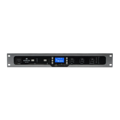 KEVLER QM-900 Conference System with 60 Units Max Group Management, Master Volume Control, Record & Play Function, USB/SD Card Support, Rack Stackable Unit and Output Level LED Indicator for Business Audio Use