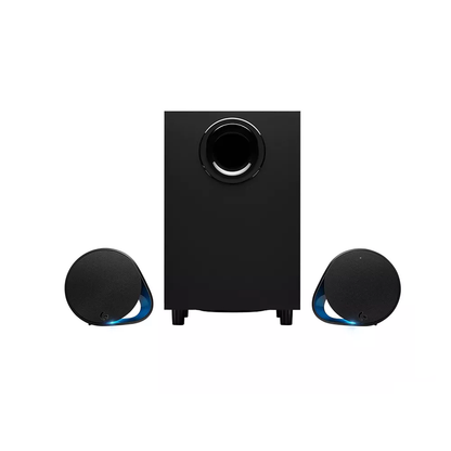[CLEARANCE] Logitech G560 2.1 Speaker System with Bluetooth 4.1, 240W Active Subwoofer, LIGHTSYNC RGB, Two Passive Satellite Speakers, DTS-X Ultra Surround Sound, USB and 3.5mm Jack Input for Gaming PC