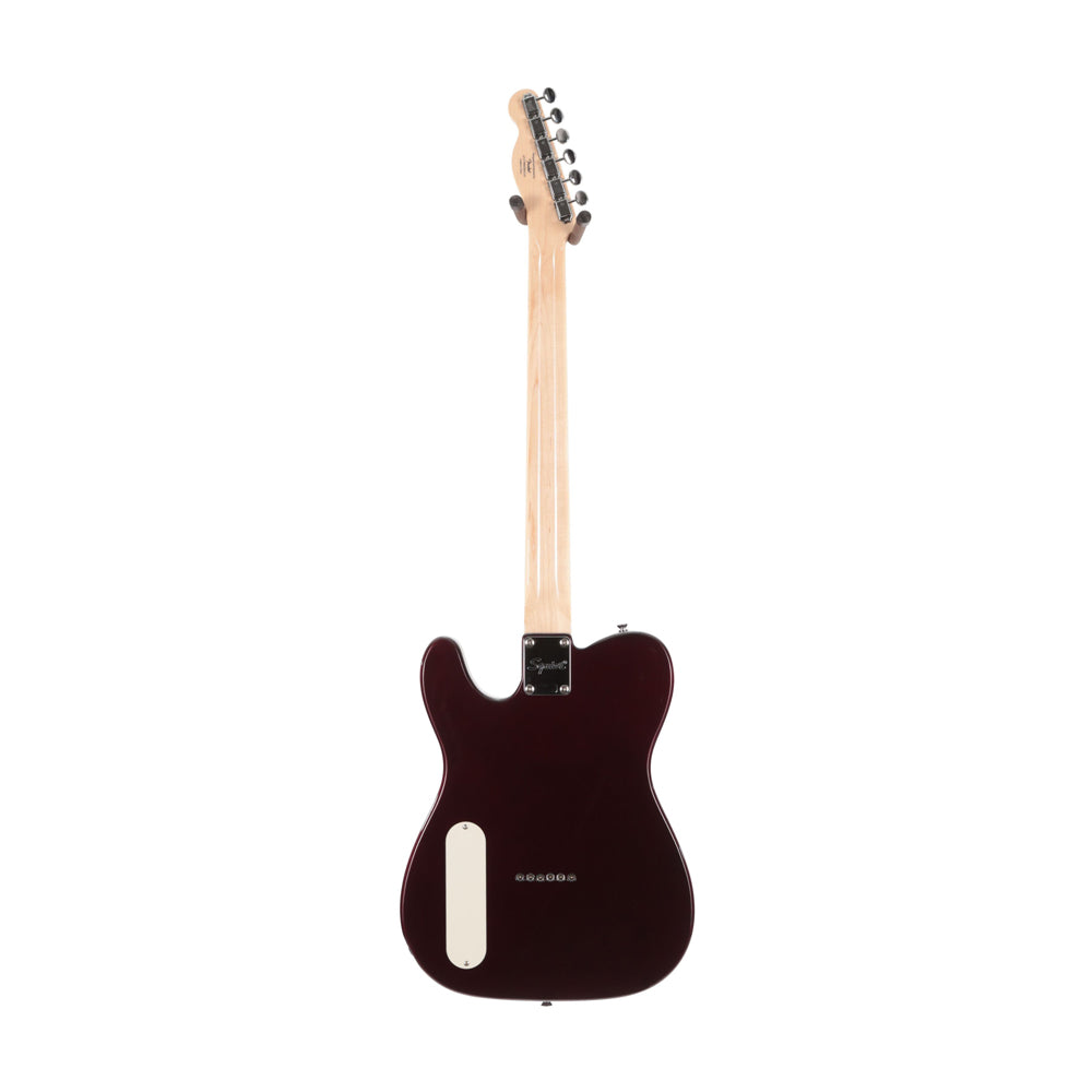 Squier by Fender FSR Paranormal Carbonita Telecaster 22 Frets 6 Strings SS Baritone Electric Guitar with Laurel Fingerboard, Narrow Tall Frets and Vintage Style Tuners (Olive Green, Oxblood) | 377030576, 377030593