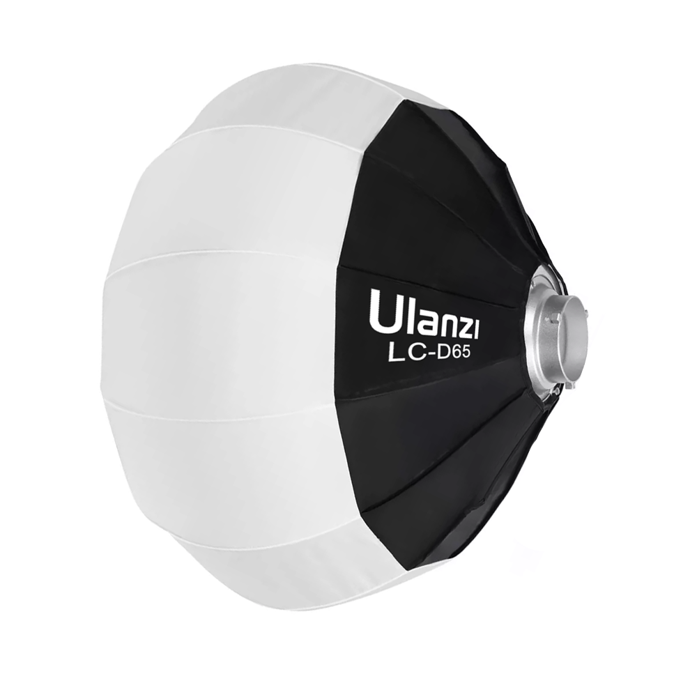 Ulanzi LC-D65 65cm Lantern Type Studio Light Softbox with 320 Degree Wide-Angle Light Diffusion and Bowens Mount Compatible for Studio Lighting Photography | 3188