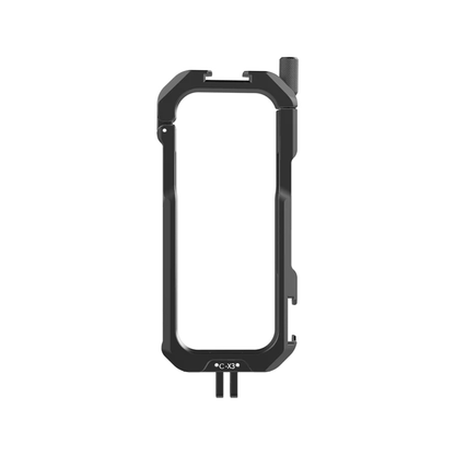 [CLEARANCE] Ulanzi C-X3 Aluminum Alloy Cage for Insta360 One X3 with Manual Locking Knob, Built-in Gasket and 1/4"-20 Screw Hole for Mounting | 3197