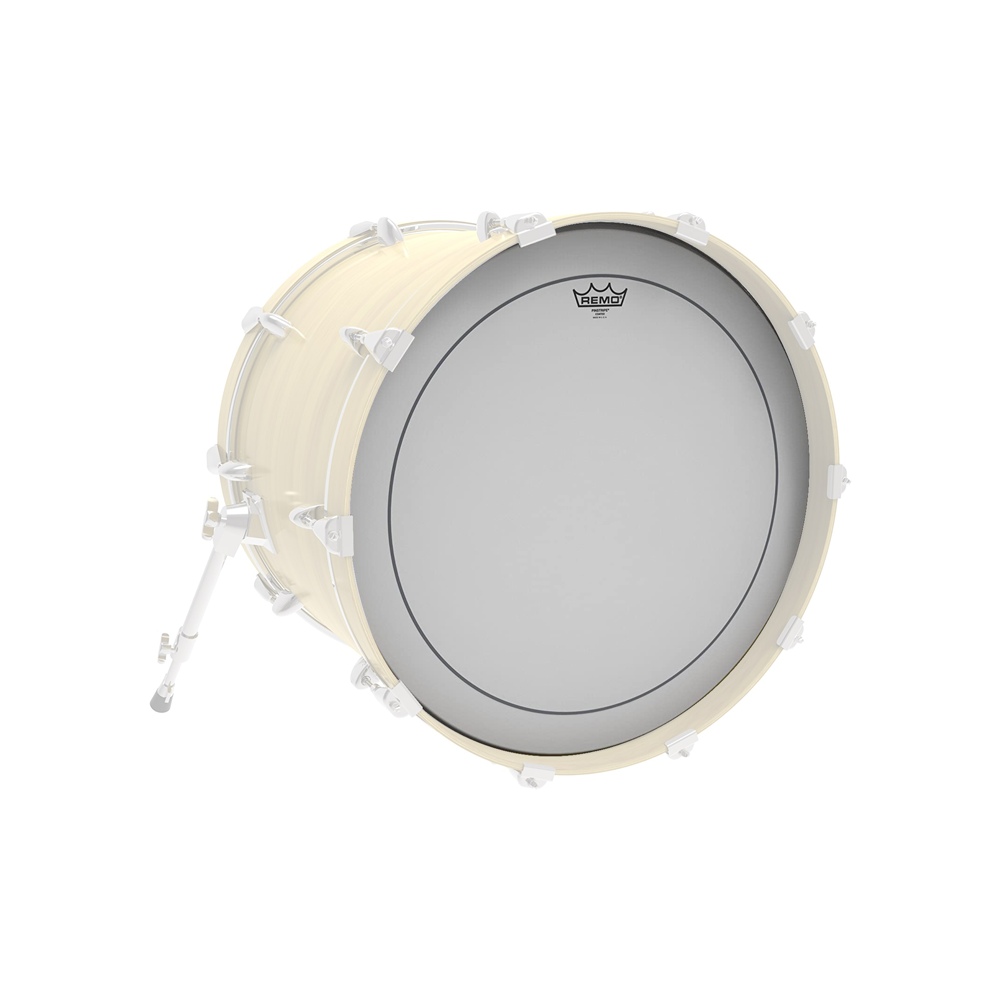 Remo Pinstripe Coated Bass Drum Head with 7mm for Overtone Dampening and Reduction (Available in 24", 26" and 28") | PS-1124, PS-1126, PS1128
