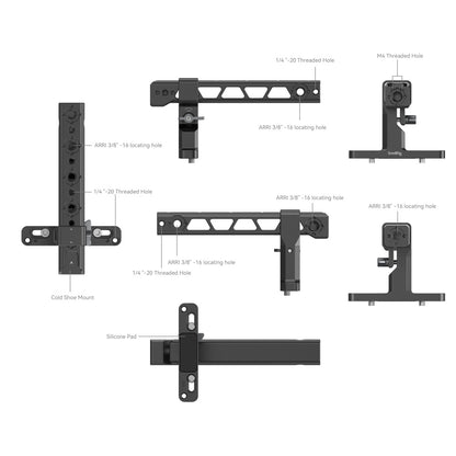 SmallRig Dedicated Top Handle Grip for RED Komodo / V-Raptor / V-Raptor XL Professional Video Cameras with 1/4"-20" Threaded Holes and Shoe Mounts for Various Accessories | 4062