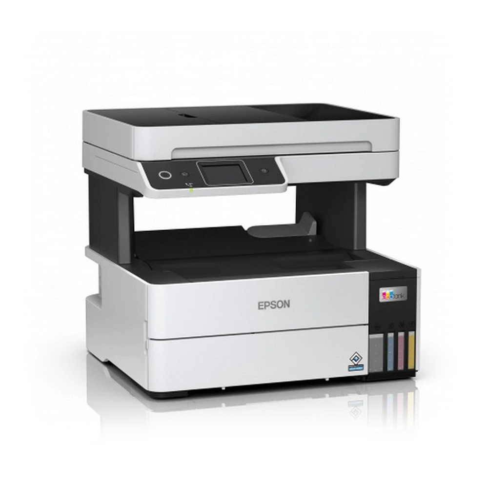 Epson EcoTank L6490 A4 Duplex All-in-One Refillable Ink Tank Borderless Printer with Print, Scan, Copy and Fax Function, ADF Capability, Continuous Copy Printing, Spill-Free Refilling, USB PC, Wi-Fi and Ethernet Connectivity for Office Use