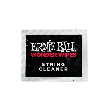 Ernie Ball Wonder Wipes Guitar String Cleaner with Lubricating Formula for Optimum Tones and Longer String Life | 4277