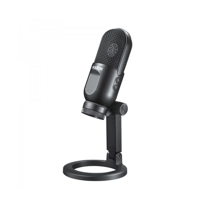 Godox uMic 10 uMic12 Studio Cardioid Condenser USB Microphone with Volume and Mute Buttons, 3.5mm Headphone Jack and USB Type-C Port for Vlogging, Podcasting and Recording