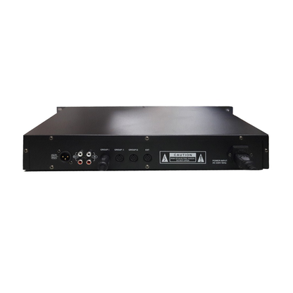 KEVLER QM-900 Conference System with 60 Units Max Group Management, Master Volume Control, Record & Play Function, USB/SD Card Support, Rack Stackable Unit and Output Level LED Indicator for Business Audio Use