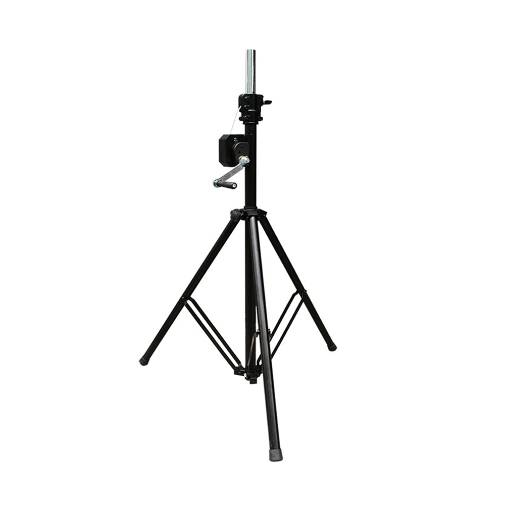 KEVLER SS-8 120cm Extendable Speaker Stand with 260cm Max Adjustable Height, Height Crank Adjustment, Lock Knob and 90kg Max Weight Capacity for Speakers