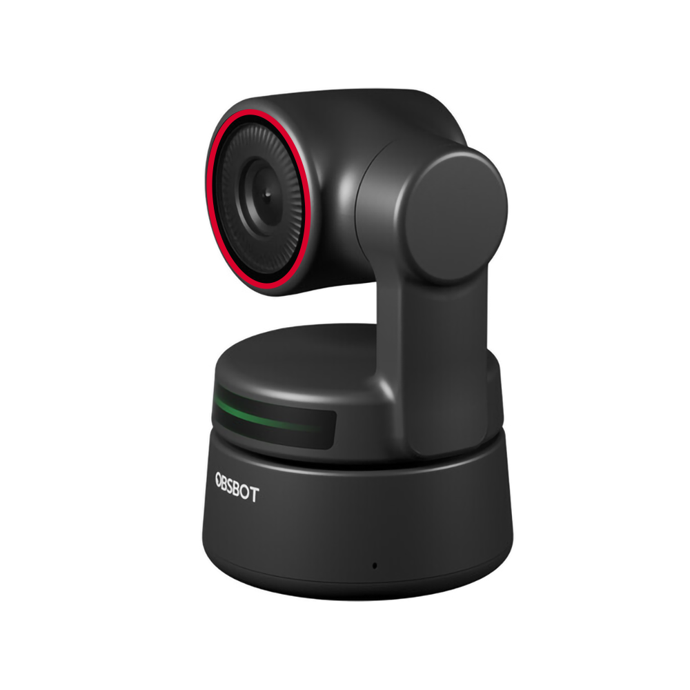 OBSBOT Tiny PTZ 4K Webcam, AI Powered Framing & Autofocus, 4K Video  Conference Camera with Omni-Directional Microphones, Auto tracking with 2  axis