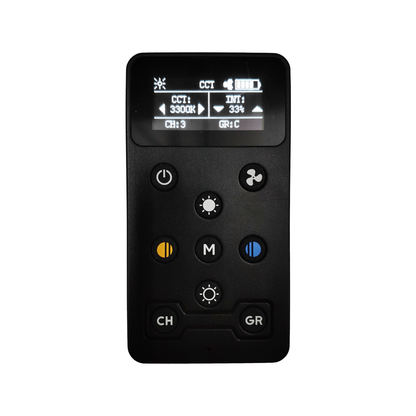 [CLEARANCE] Ulanzi RC-B02 2.4GHz Wireless Remote Controller with 7-Channel Frequency, 500mAh Battery and 30-Meters Long Range Connection for Supported Studio LED Video Lights | 3203