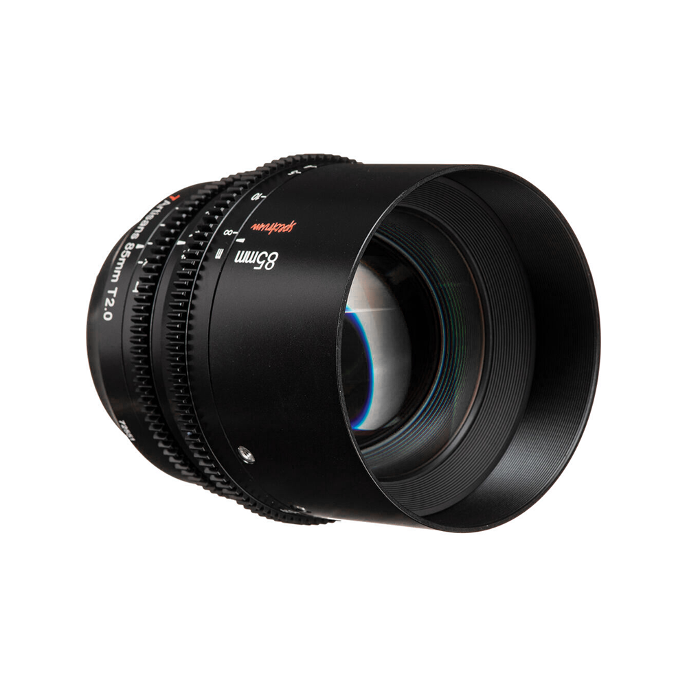 7Artisans Spectrum 85mm T2.0 Full Frame MF Manual Focus Prime Cine Lens with Cinema Grade 0.8 MOD Focus and Iris Gears for Leica L Mount Mirrorless Cameras