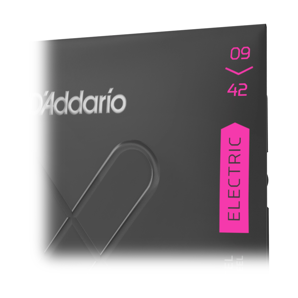 D'Addario XT Super Light Coated Electric Guitar Strings Set with Nickel Steel Core for Bright and Natural Tones (.009-.042) | XTE0942