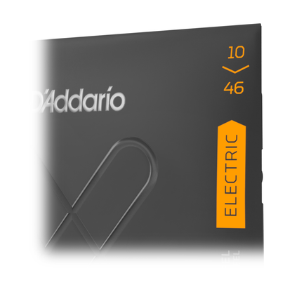 D'Addario XT Regular Light Coated Electric Guitar String Set with Nickel Steel Core for Balanced Tones (.010-.046) | XTE1046
