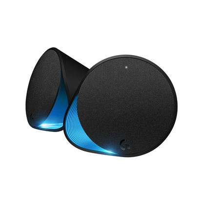 [CLEARANCE] Logitech G560 2.1 Speaker System with Bluetooth 4.1, 240W Active Subwoofer, LIGHTSYNC RGB, Two Passive Satellite Speakers, DTS-X Ultra Surround Sound, USB and 3.5mm Jack Input for Gaming PC