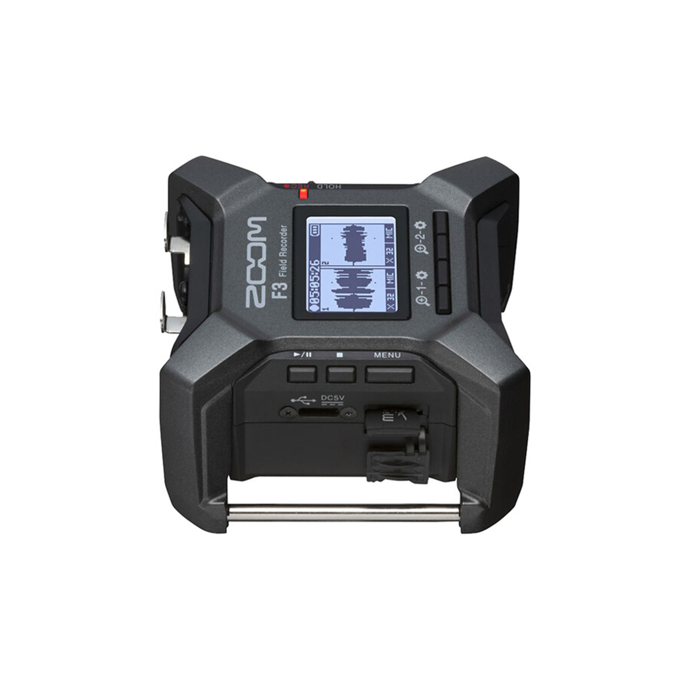 ZOOM F3 Portable Field Recorder with 2 Channel Recorder, 32-bit Float Recording, Dual AD Converters, Dual Locking XLR/TRS Inputs, MicroSD Direct Recording with Battery Powered and Wireless Control for Audio Production