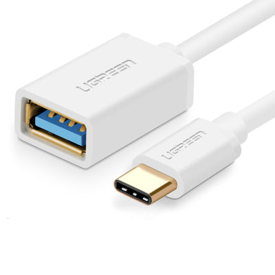 UGREEN High Speed OTG Male to USB-C 3.0 Female Cable (Black, White) External Accessories  | 3070