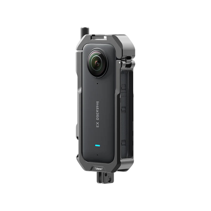 [CLEARANCE] Ulanzi C-X3 Aluminum Alloy Cage for Insta360 One X3 with Manual Locking Knob, Built-in Gasket and 1/4"-20 Screw Hole for Mounting | 3197