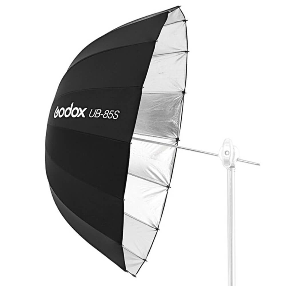 Godox UB-85S 34" Parabolic Umbrella Reflector (Silver)