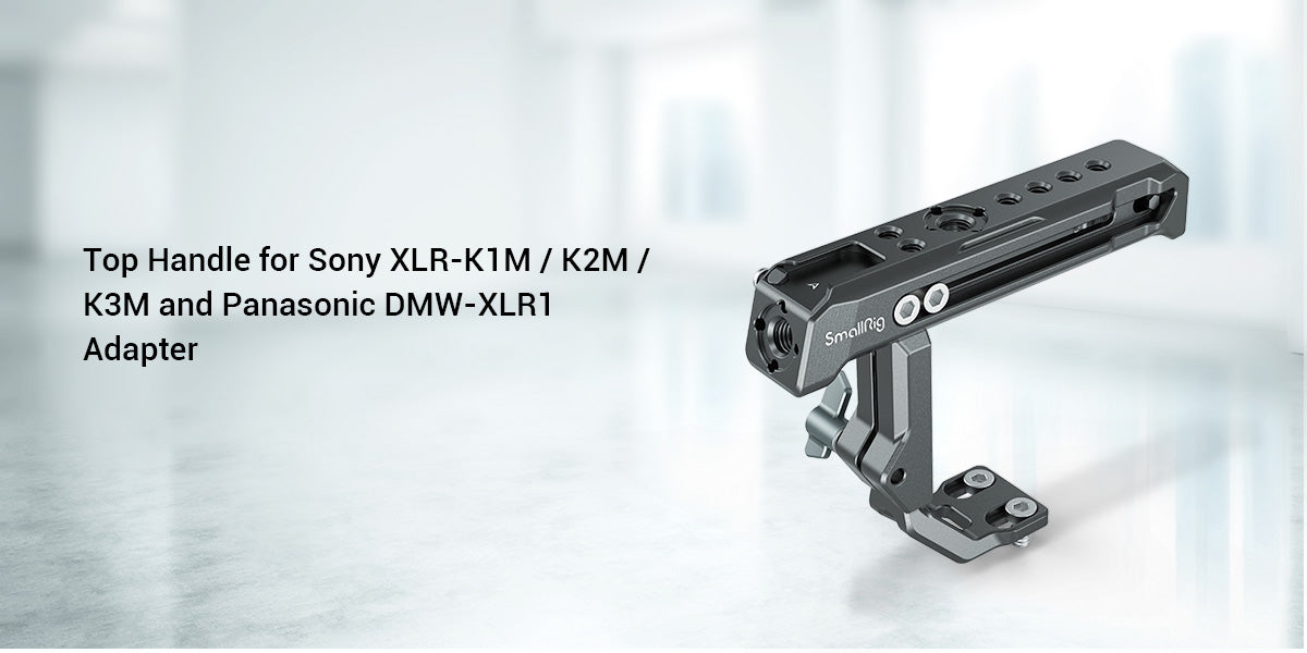 SmallRig Top Handle for Sony XLR-K1M, K2M, K3M and Panasonic DMW-XLR1 Adapter 3082